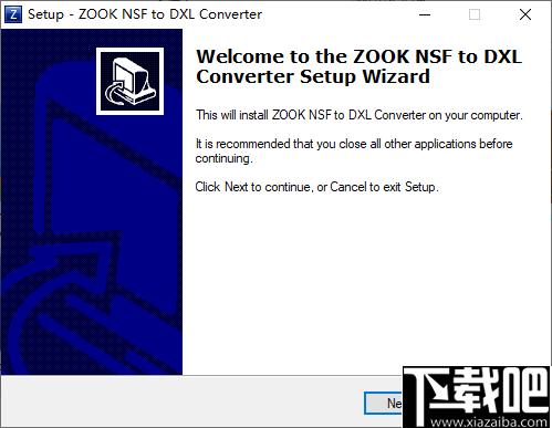 ZOOK NSF to DXL Converter下载,文档转换,格式转换