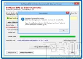 SoftSpire EML to Zimbra Converter下载,EML转Zimbra软件,EML转Zimbra