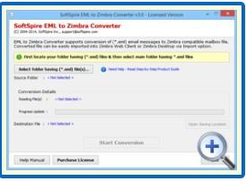 SoftSpire EML to Zimbra Converter下载,EML转Zimbra软件,EML转Zimbra
