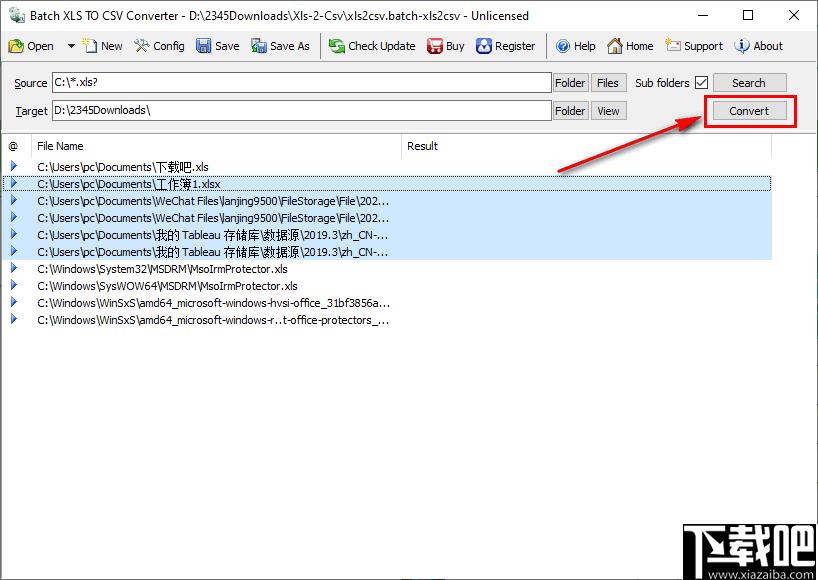 Batch Excel to CSV Converter下载,Excel转换,文档转换